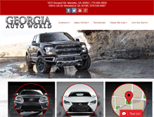 Tablet Screenshot of gaautoworld.com